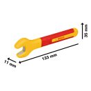 BOSCH Maulschlüssel 13 mm / 135 mm CrV isoliert bis 1000 V