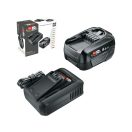 BOSCH Akku-Set PBA 18V / 1 x 6,0 Ah Akku + AL 18V-44 Ladegerät
