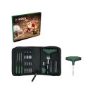 BOSCH Adventskalender mit 33-teiligem Werkzeugset und Aufbewahrungstasche