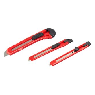 Messerset mit zerbrechlicher Klinge, 3-teilig