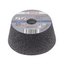 BOSCH Konische Schleifscheibe für großen Winkelschleifer 110/90 x 55 x 22,2 mm / P24