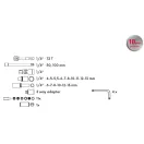 FESTA Steckschlüsselsatz 36-teilig 1/4" 4-13 mm CrV