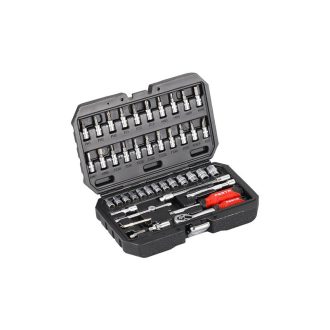 FESTA Steckschlüsselsatz 46-teilig 1/4" 4-14 mm CrV