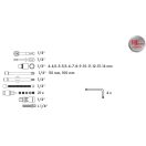 FESTA Steckschlüsselsatz 46-teilig 1/4" 4-14 mm CrV