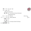 FESTA Steckschlüsselsatz 73-teilig 1/4", 1/2" CrV