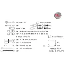 FESTA Steckschlüsselsatz 94-teilig 1/4", 1/2" CrV