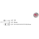 FESTA Steckschlüsselsatz 12-teilig 1/2" 10-24 mm CrV