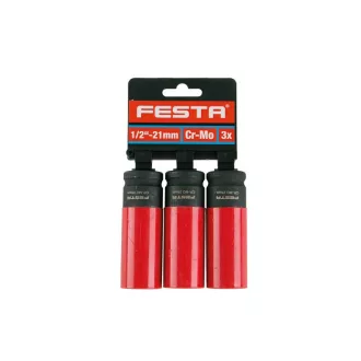 FESTA Alu-Felgensteckschlüssel 1/2" 21 mm (3 Stück)