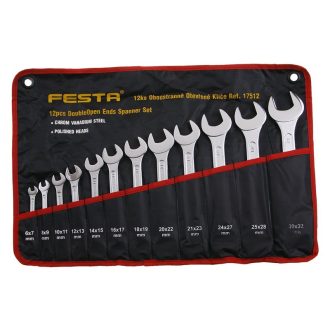 FESTA Schraubenschlüsselsatz 12-teilig 6-32 mm CrV