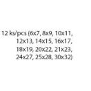 FESTA Schraubenschlüsselsatz 12-teilig 6-32 mm CrV