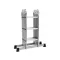 VOREL Leiter multifunktional 4 x 3 Stufen