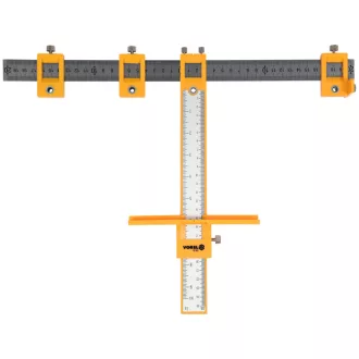 VOREL Verstellbare Bohrschablone 200 x 250 mm