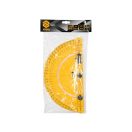 VOREL Winkelmesser mit Wasserwaage 250 mm ABS