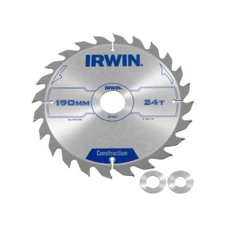 IRWIN Sägeblatt für Holz 190 x 30 mm / 24T