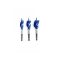 IRWIN Holzbohrer-Set 3-teilig 100 mm Bit Blue Groove 6x