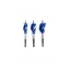 IRWIN Holzbohrer-Set 3-teilig 100 mm Bit Blue Groove 6x