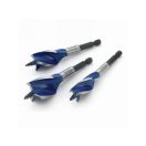 IRWIN Holzbohrer-Set 3-teilig 100 mm Bit Blue Groove 6x