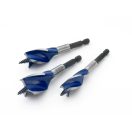 IRWIN Holzbohrer-Set 3-teilig 100 mm Bit Blue Groove 6x