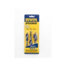 IRWIN Holzbohrer-Set 3-teilig 100 mm Bit Blue Groove 6x