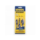 IRWIN Holzbohrer-Set 3-teilig 100 mm Bit Blue Groove 6x