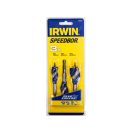 IRWIN Holzbohrer-Set 3-teilig 100 mm Bit Blue Groove 6x