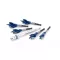 IRWIN Holzbohrer-Set 5-teilig Bit Blue Groove 6x