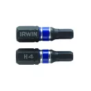IRWIN Impact Pro Bitspitze Sechskant 4 x 25 mm (2 Stück)