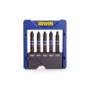 IRWIN Impact Pro Bitspitzen-Set 5-teilig 100 mm (2 x PZ2 + 2 x PH2 + TX20)