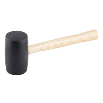 Gummihammer 800 g, Holzstiel 65 mm