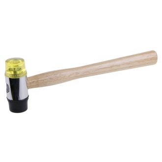 Prägehammer 300 g Holzstiel 35 mm schwarz-gelb