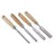 Holzmeißel-Set mit 4-teiligem Holzgriff