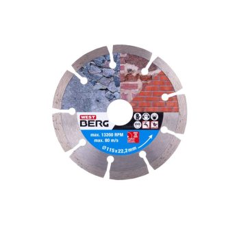   DIAMANT Diamant-Trennscheibe 115 x 1,8 x 7,0 x 22,2 mm segmentiert