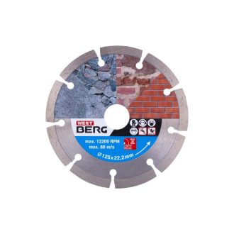   DIAMANT Diamant-Trennscheibe 125 x 2,0 x 7,0 x 22,2 mm segmentiert