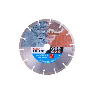   DIAMANT Diamant-Trennscheibe 180 x 2,3 x 7,0 x 22,2 mm segmentiert