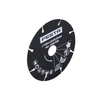   FESTA Universal-Diamanttrennscheibe 125 x 1,0 x 22,2 mm segmentiert