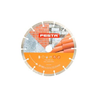 FESTA Diamant-Trennscheibe 180 x 2,4 x 22,2 mm segmentiert