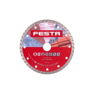 FESTA Diamant-Trennscheibe 150 x 2,6 x 22,2 mm Turbo