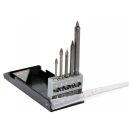 STHOR Glas- und Fliesenbohrer-Set 5-teilig (4, 5, 6, 8, 10 mm)