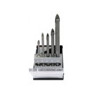 STHOR Glas- und Fliesenbohrer-Set 5-teilig (4, 5, 6, 8, 10 mm)