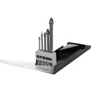 STHOR Glas- und Fliesenbohrer-Set 5-teilig (4, 5, 6, 8, 10 mm)