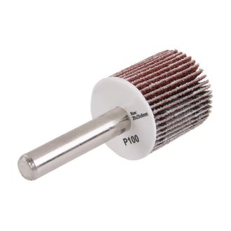 Fächerschleifscheibe mit Stift 20 x 20 x 6 mm / P100