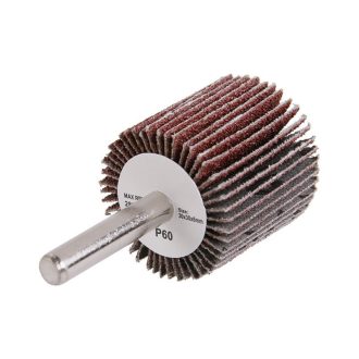 Fächerschleifscheibe mit Stift 30 x 30 x 6 mm / P60