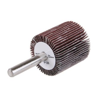 Fächerschleifscheibe mit Stift 30 x 30 x 6 mm / P120