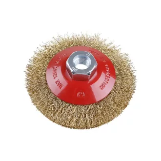 FESTA Schrägrundbürste M14 100 x 20 mm Messingbeschichtung