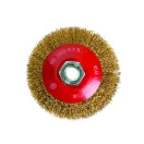 FESTA Schrägrundbürste M14 100 mm Messingbeschichtung