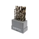 STHOR Schraubenbohrer-Set 19-teilig 1,0-13,0 mm HSS