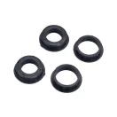 FESTA Rundbürste 100 x 20 mm mit Verjüngungsringen, Messingbeschichtung