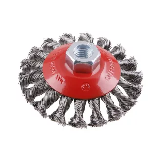 FESTA Abgewinkelte gedrehte Rundbürste M14 100 mm Stahl