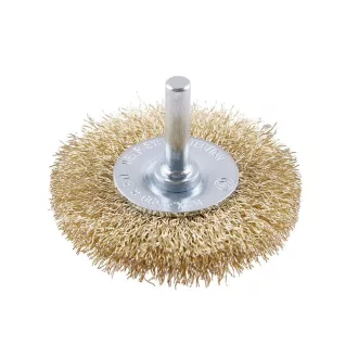 FESTA Pin-Rundbürste 63 mm Messingbeschichtung