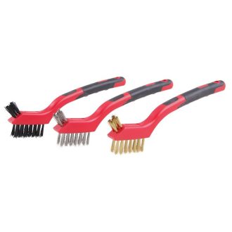 FESTA Drahtbürstenset mit 3 Teilen 180 mm Kunststoffgriff